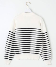 ANY SIS 【洗える】スキッパーポロ襟プルオーバー ニット