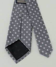 GOTAIRIKU 【日本製】西陣ネクタイ_グレー×パープル系