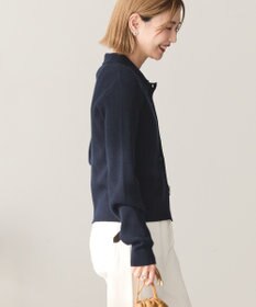 AMERICAN HOLIC バイパチ襟付き前あきリブプルオーバー