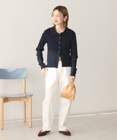 AMERICAN HOLIC バイパチ襟付き前あきリブプルオーバー