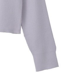 AMERICAN HOLIC バイパチ襟付き前あきリブプルオーバー