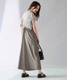 ANY 【接触冷感/UVケア】イージーケア サロペットパンツ