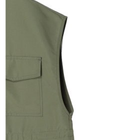 Green Parks ・ＥＬＥＮＣＡＲＥ　ＤＵＥスタンドカラーミリタリーベスト