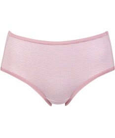 Wing ショーツ 綿混(身生地部) ここちよいフィット感 ムレにくい(身生地部) 【デイリーフィット 綿混ボーダー】 はきこみ丈ふつう EC2650 ウイング／ワコール