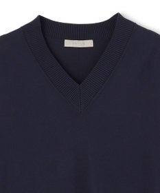 UNFILO L 【Lサイズ・WEB限定】マイビューティニット  Vネックワンピース