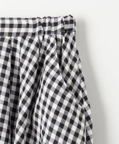 組曲 KIDS 【150-160㎝】フレアーギンガム ショートパンツ