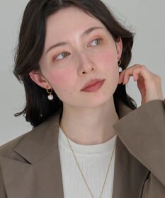 Phoebe 〈金属アレルギー対応〉カルチャードパールフープピアス/ステンレス/大ぶり/存在感◎/主役級