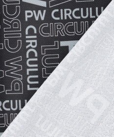 PW CIRCULUS 【MEN】PW LOGO 総柄ポロシャツ ゴルフ