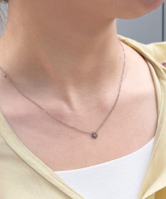 Phoebe 〈金属アレルギー対応〉ルミエールスターライトネックレス/シルバー 星モチーフ