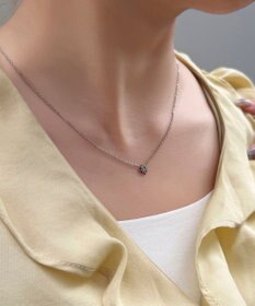 Phoebe 〈金属アレルギー対応〉ルミエールスターライトネックレス/シルバー 星モチーフ