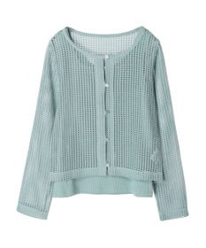 earth music&ecology ＳＥＴ２点メッシュカーディガン＋インナー