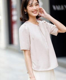 ANY SIS 【2WAY】サテン ブラウス