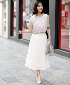 ANY SIS 【2WAY】サテン ブラウス