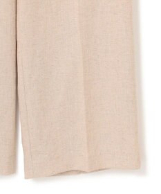 BEIGE， 【洗える】CAROLE / リネンライクフルレングスワイドパンツ