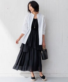 23区 【Oggi4月号掲載/洗える】CANCLINI バンドカラー シャツ