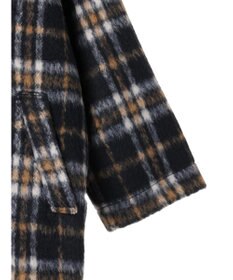 AMERICAN HOLIC チェックコクーンミディコート