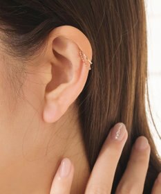 Phoebe 〈シリーズ累計販売10000点突破！〉シトラスイヤーカフ　ローズゴールド