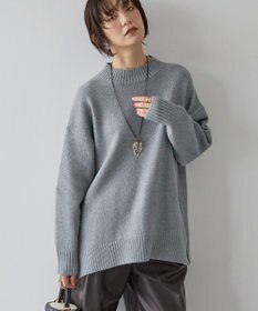 AMERICAN HOLIC サイドスリットハイネックニットプルオーバー