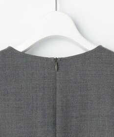 自由区 L 【SHIHOさん着用】ソフトウールブレンドペプラム ブラウス