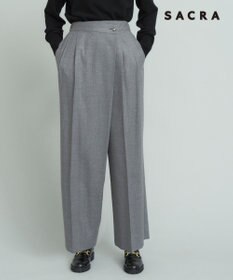 23区 【SACRA】スーパーファインフランネル パンツ