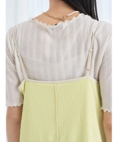 earth music&ecology ＳＥＴ２点配色キャミワンピース＋メローインナー