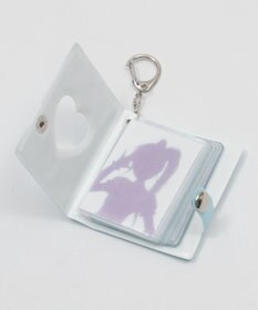 WEGO 【痛バ＆推し活グッズ】リボンハートIDフォトアルバムキーホルダー