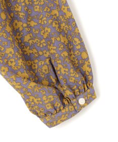 J.PRESS YORK STREET 【WOMEN】フラワープリント プリーツブラウス