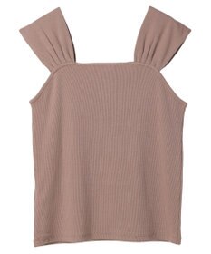 earth music&ecology リブフレンチタンクトップ