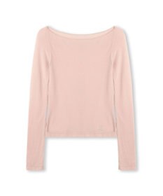 Chacott ボートネックトップ (サーモギア(R)糸使用）