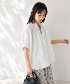 CRAFT STANDARD BOUTIQUE ナチュラルワッシャーブラウス【WEB限定カラー有り】