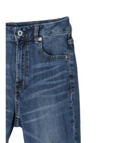 earth music&ecology セルフカットセミフレアデニムパンツ