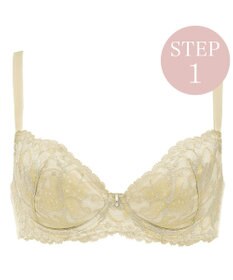 BRADELIS New York 【BRADELIS New York】　ジャスミンステップ1ブラ23A1　しっかりバストを集めてナチュラルなシルエットを作る補整ブラ