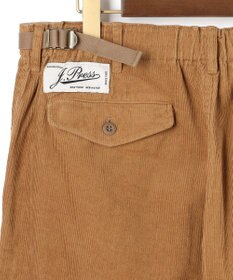 J.PRESS MEN 【NYUZELESS】コットンコーデュロイ イージーパンツ