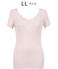 Wing インナー　【綿100％ シャリ感タイプ】　身生地部綿100％　ひんやりタッチ　３分袖　ウイング／ワコール　EL6361