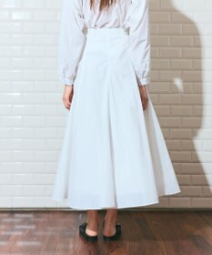 GRACE CONTINENTAL ナイロンボリュームスカート