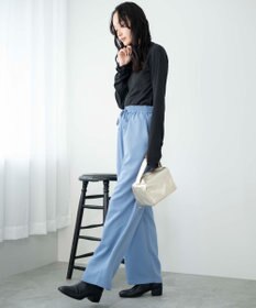 WEGO 【ウエストゴム/手洗い可】カラーイージーパンツ