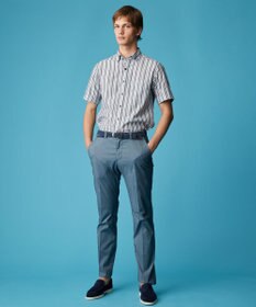 JOSEPH ABBOUD 【サステイナブル】ソアロンストライプ 半袖 シャツ