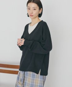 AMERICAN HOLIC Ｖネックスムース起毛プルオーバー