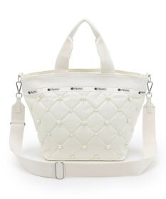 LeSportsac BUCKET TOTE W PEARLS2/スターライトパール