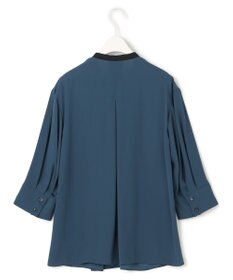 ICB 【接触冷感・洗える】BackSatinAmunzen ナロータイブラウス