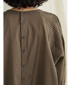 CRAFT STANDARD BOUTIQUE モチーフ刺繍ピンタックブラウス