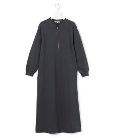 23区 L 【SLOW/一部店舗限定】ハイゲージテリー ハーフジップ ワンピース