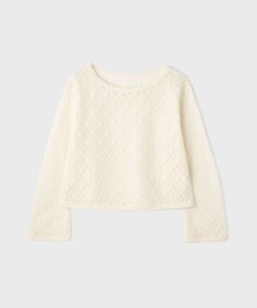 GRACE CONTINENTAL レースフレアスリーブトップ