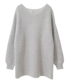 earth music&ecology カラーネップスパンコールニットチュニック