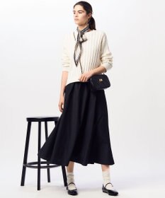 23区 【洗える】ルミエールタフタ フレアスカート