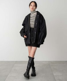 WEGO 【ユニセックス着用ITEM】エコレザー2WAYフライトジャケット