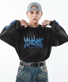 WEGO 【ユニセックス着用ITEM】フレイムグラフィックBIGT（LS）