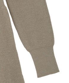 earth music&ecology ウエストリブフレアニットミニワンピース