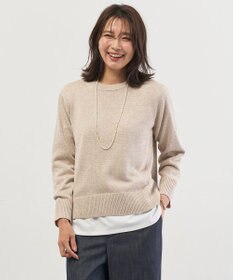 J.PRESS LADIES Reeves Shine クルーネック ニット