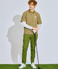 PW CIRCULUS 【撥水加工/ ストレッチ】【MEN】ベンチレーション テーパードパンツ ゴルフ